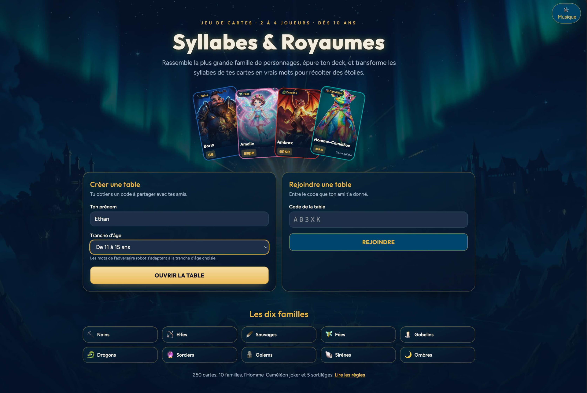 Syllabes & Royaumes